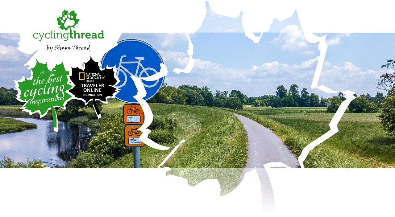 Vistula backwaters along the cycling route